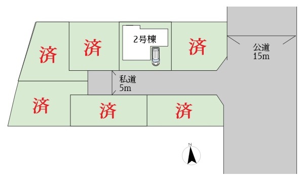 区画図　-